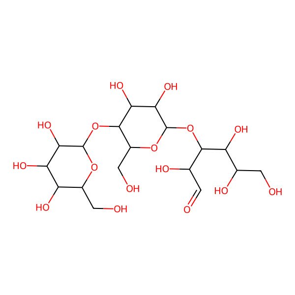 2D Structure of 3-O-beta-Cellobiosyl-D-glucose