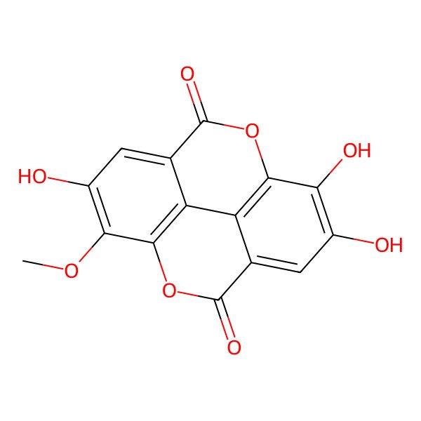 2D Structure of 3-O-methylellagic acid