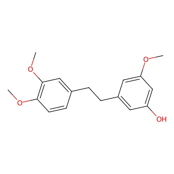 2D Structure of 3-(3,4-Dimethoxyphenethyl)-5-methoxyphenol