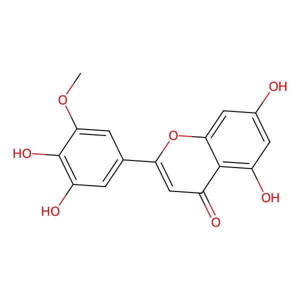 2D Structure of 3'-O-methyltricetin