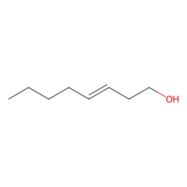 2D Structure of 3-Octenol, cis-