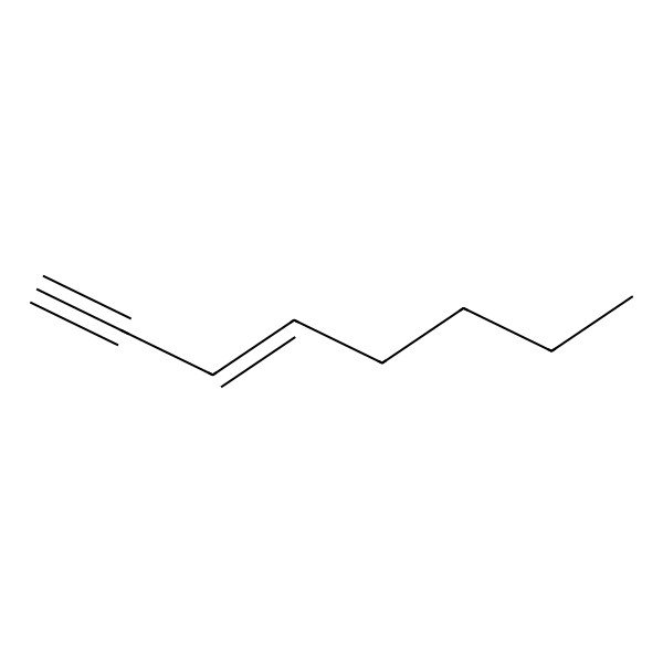 2D Structure of 3-Octen-1-yne, (E)-