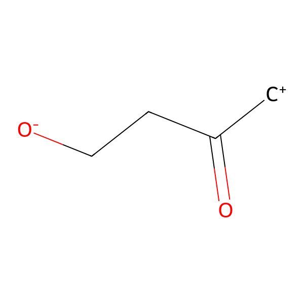 2D Structure of 3-Oxobutan-1-olate