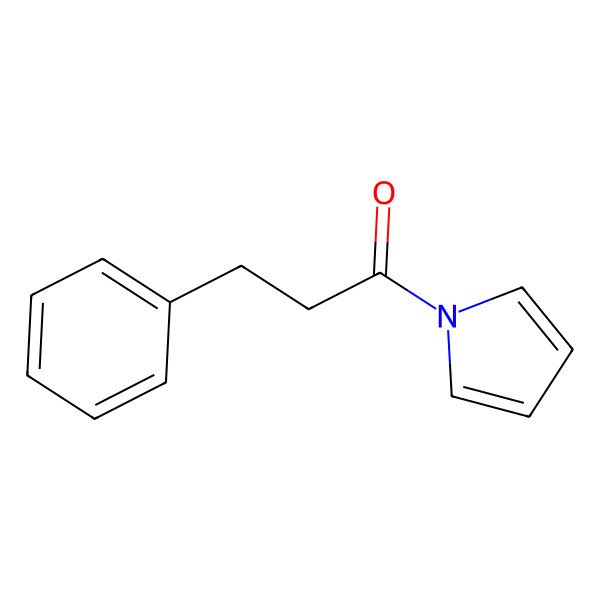 2D Structure of 3-Phenyl-1-(pyrrol-1-yl)propan-1-one 2D Structure of 3-Phenyl-1-(pyrrol-1-yl)propan-1-one