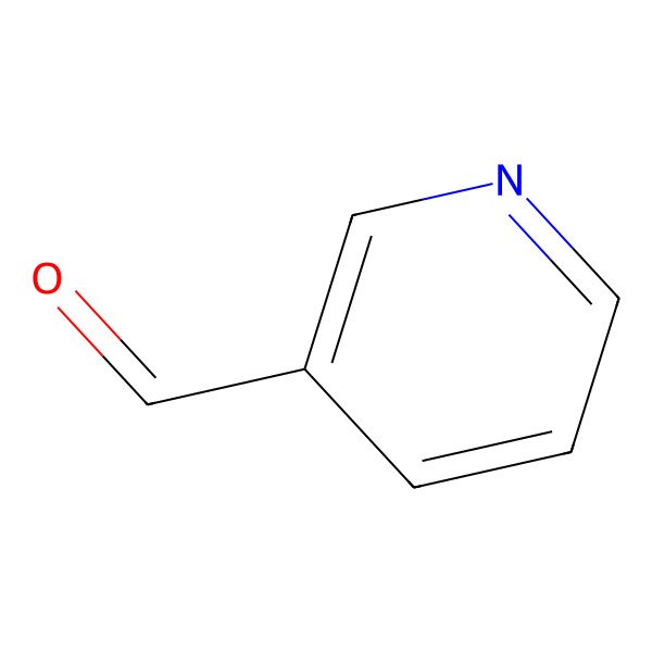 2D Structure of 3-Pyridinecarboxaldehyde