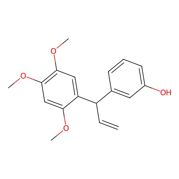 2D Structure of 3'-Hydroxy-2,4,5-trimethoxydalbergiquinol