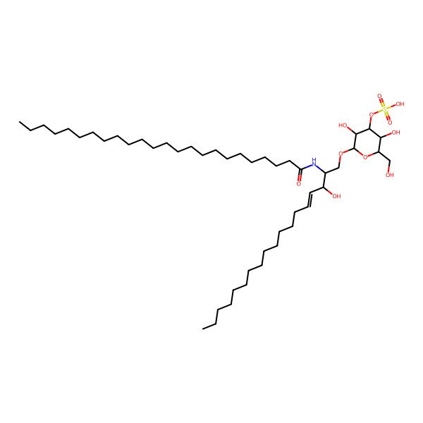 2D Structure of 3'-Sulfogalactosylceramide