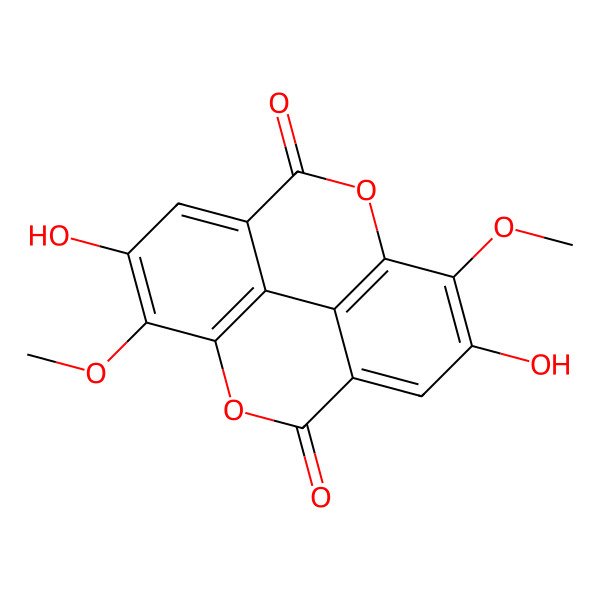 2D Structure of 3,3'-Di-O-methylellagic acid