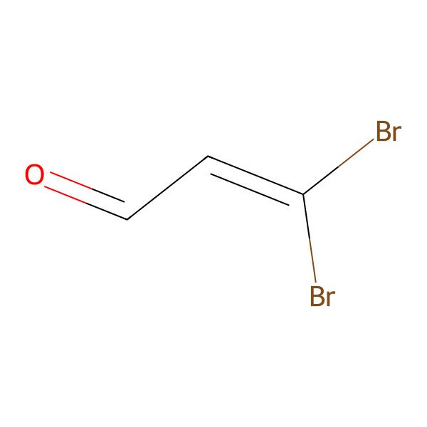 2D Structure of 3,3-Dibromoacrylaldehyde 2D Structure of 3,3-Dibromoacrylaldehyde