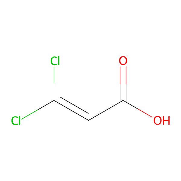 2D Structure of 3,3-Dichloropropenoic acid