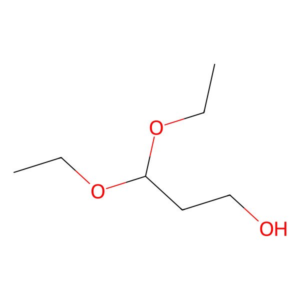 2D Structure of 3,3-Diethoxy-1-propanol 2D Structure of 3,3-Diethoxy-1-propanol