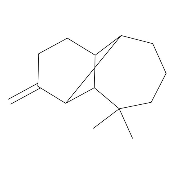2D Structure of 3,3-Dimethyl-9-methylidenetricyclo[5.4.0.02,8]undecane