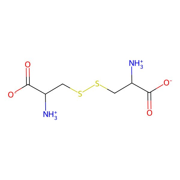 2D Structure of 3,3'-Dithiobis(2-ammoniopropanoate)