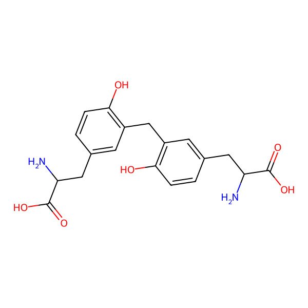2D Structure of 3,3'-Methylenebis(tyrosine)