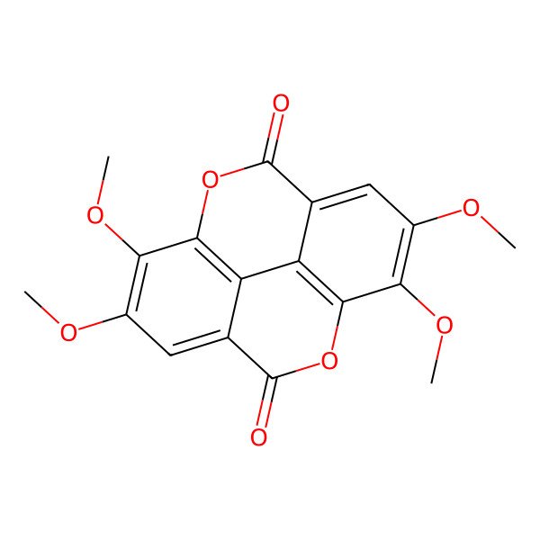 2D Structure of 3,3',4,4'-Tetra-O-methylellagic acid 2D Structure of 3,3',4,4'-Tetra-O-methylellagic acid