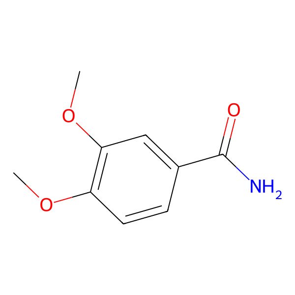 2D Structure of 3,4-Dimethoxybenzamide
