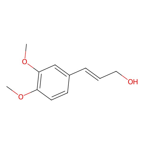 2D Structure of 3,4-Dimethoxycinnamyl alcohol