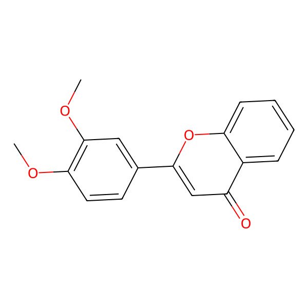2D Structure of 3',4'-Dimethoxyflavone