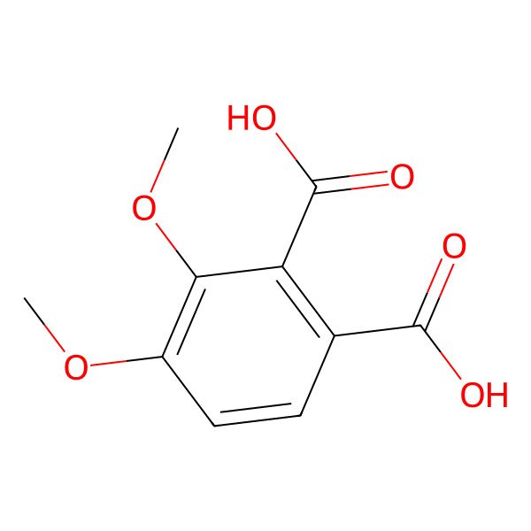 2D Structure of 3,4-Dimethoxyphthalic acid