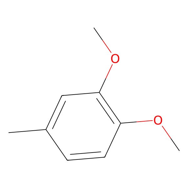 2D Structure of 3,4-Dimethoxytoluene