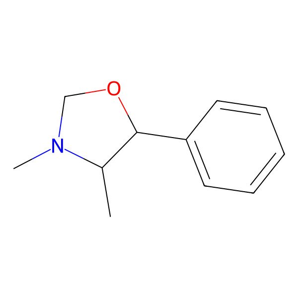 2D Structure of 3,4-Dimethyl-5-phenyl-1,3-oxazolidine