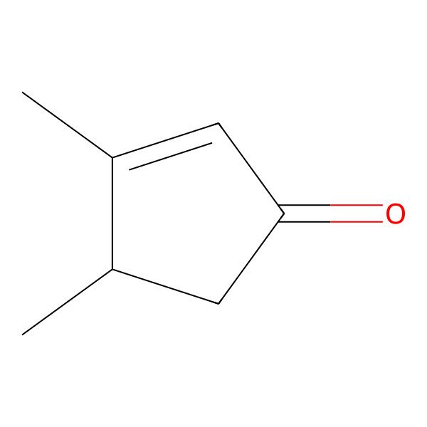 2D Structure of 3,4-Dimethylcyclopent-2-enone