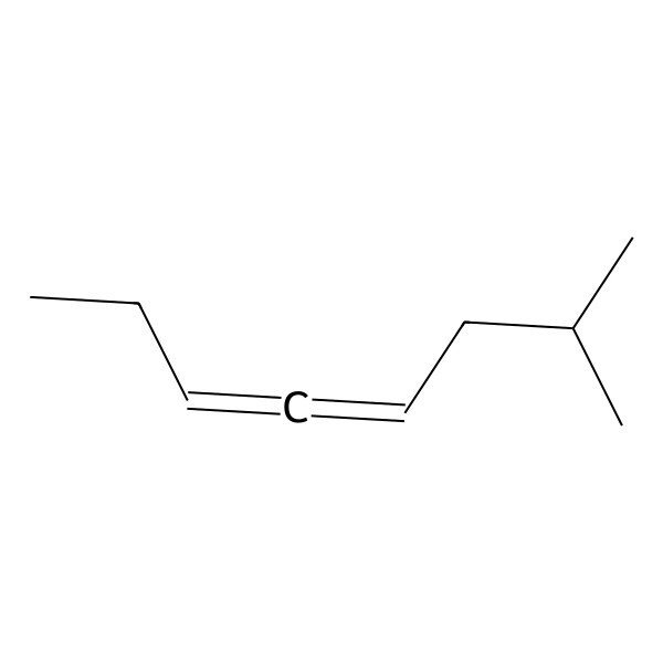 2D Structure of 3,4-Octadiene, 7-methyl-