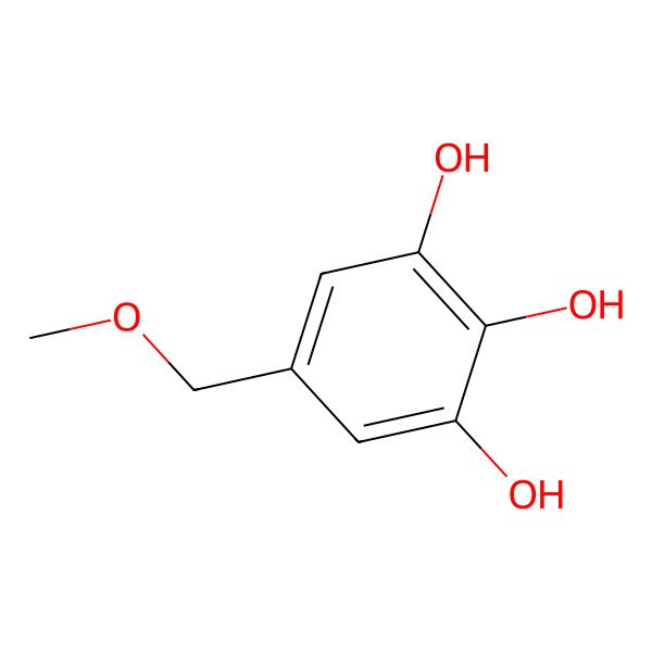 2D Structure of 3,4,5-Trihydroxybenzyl methyl ether