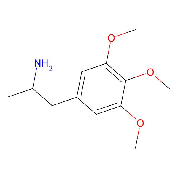 2D Structure of 3,4,5-Trimethoxyamphetamine 2D Structure of 3,4,5-Trimethoxyamphetamine