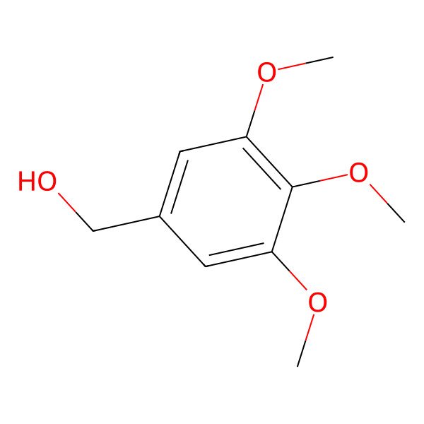 2D Structure of 3,4,5-Trimethoxybenzyl alcohol