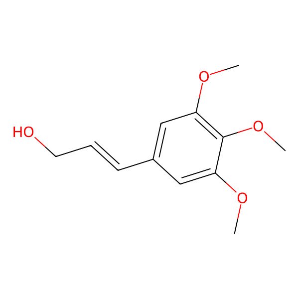 2D Structure of 3,4,5-Trimethoxycinnamyl alcohol