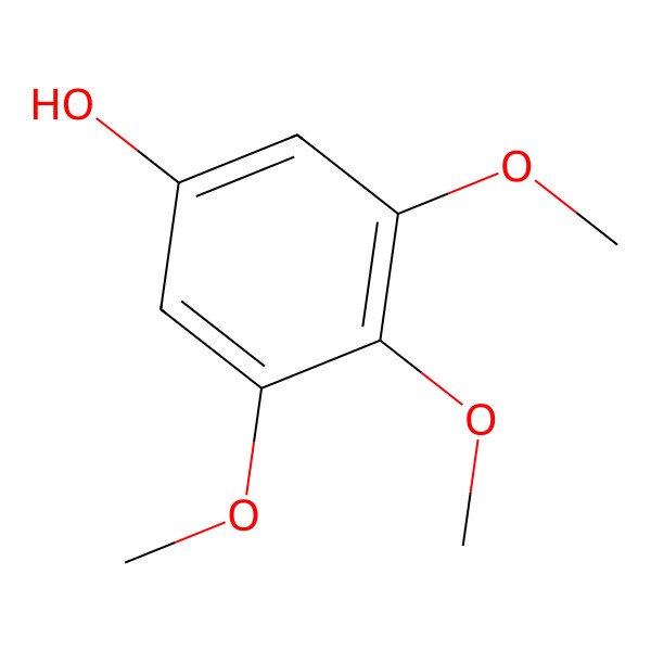 2D Structure of 3,4,5-Trimethoxyphenol