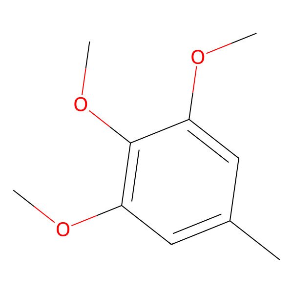 2D Structure of 3,4,5-Trimethoxytoluene