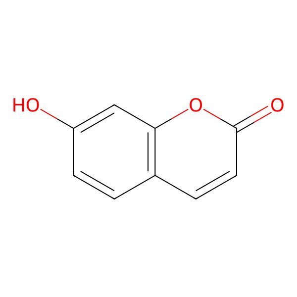2D Structure of 3,4,5,6,8-Pentadeuterio-7-hydroxychromen-2-one