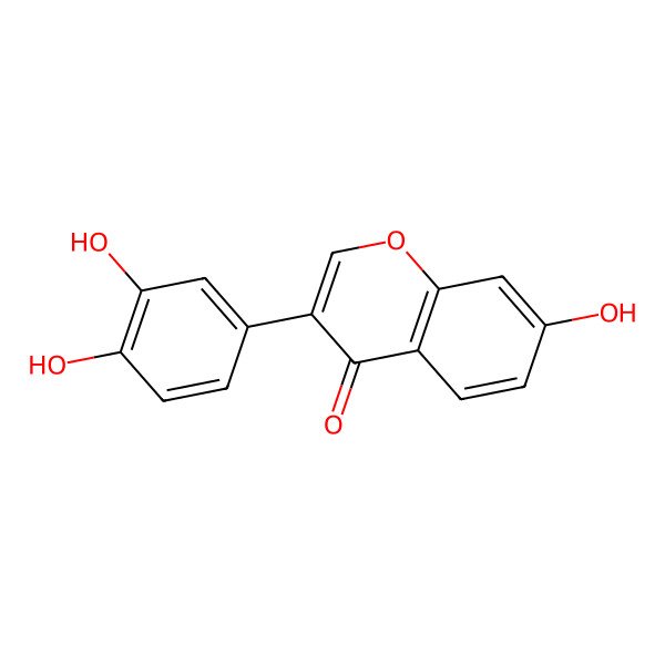 2D Structure of 3',4',7-Trihydroxyisoflavone