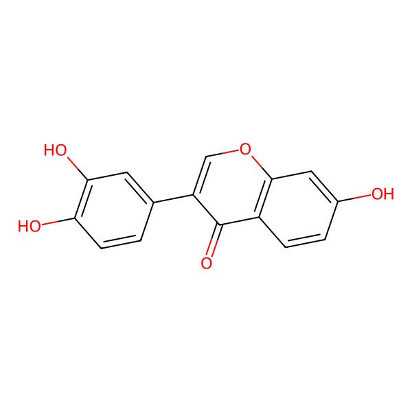 2D Structure of 3',4',7-Trihydroxyisoflavone 2D Structure of 3',4',7-Trihydroxyisoflavone
