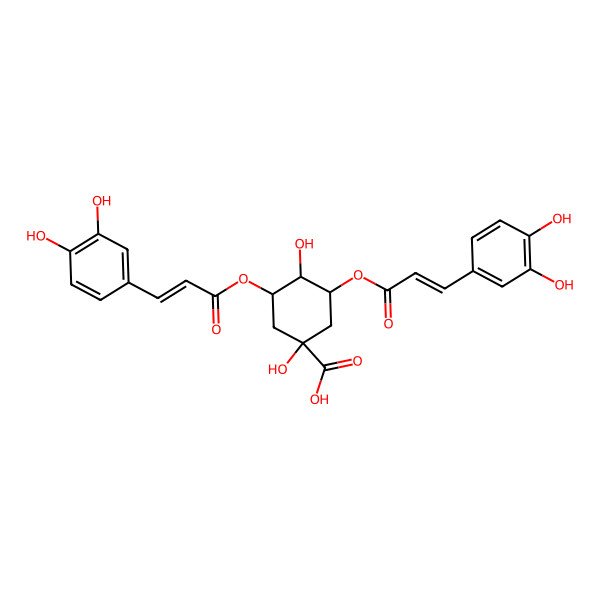 2D Structure of 3,5-Di-caffeoylquinic acid