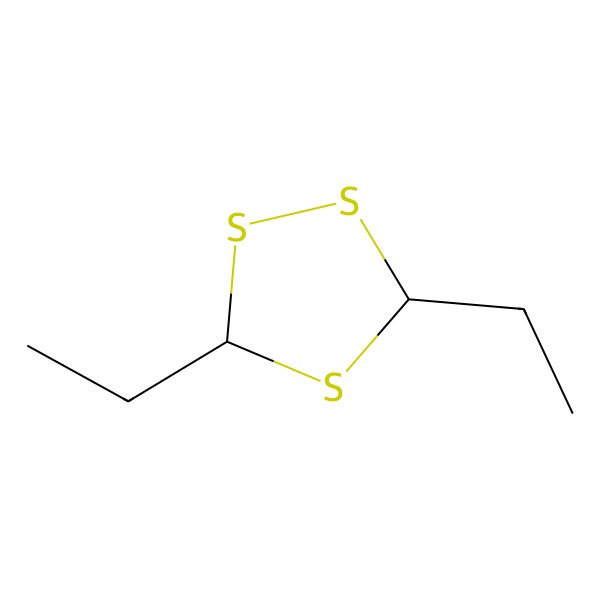 2D Structure of 3,5-Diethyl-1,2,4-trithiolane