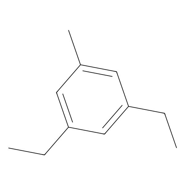 2D Structure of 3,5-Diethyltoluene