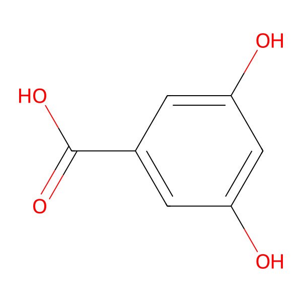 2D Structure of 3,5-Dihydroxybenzoic acid 2D Structure of 3,5-Dihydroxybenzoic acid