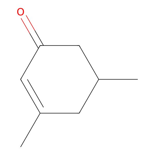 2D Structure of 3,5-Dimethylcyclohex-2-en-1-one