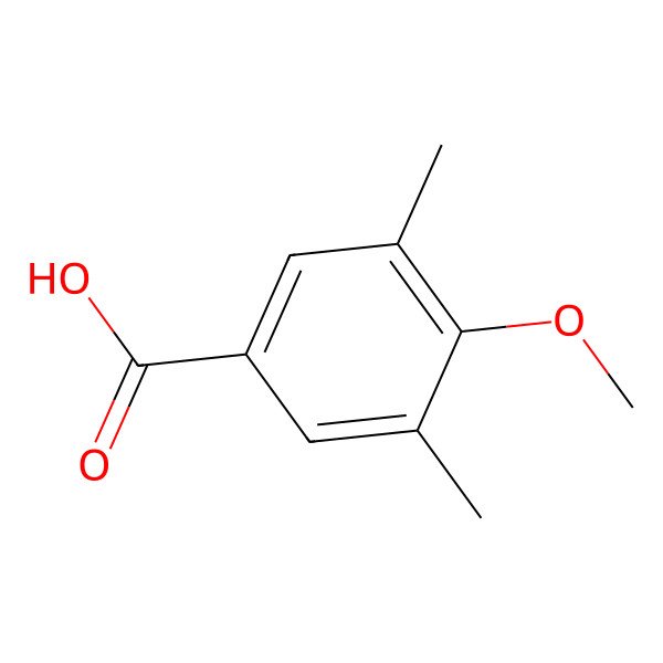 2D Structure of 3,5-Dimethyl-4-methoxybenzoic acid 2D Structure of 3,5-Dimethyl-4-methoxybenzoic acid