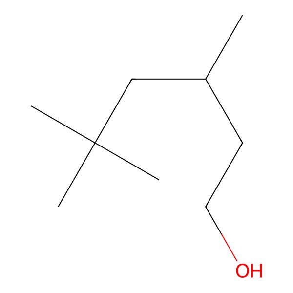 2D Structure of 3,5,5-Trimethyl-1-hexanol