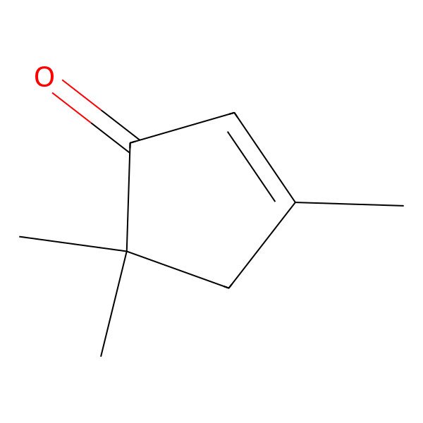 2D Structure of 3,5,5-Trimethyl-2-cyclopenten-1-one