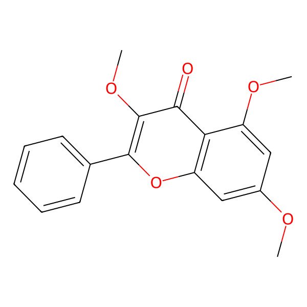 2D Structure of 3,5,7-Trimethoxyflavone