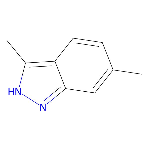 2D Structure of 3,6-Dimethyl-1H-indazole 2D Structure of 3,6-Dimethyl-1H-indazole