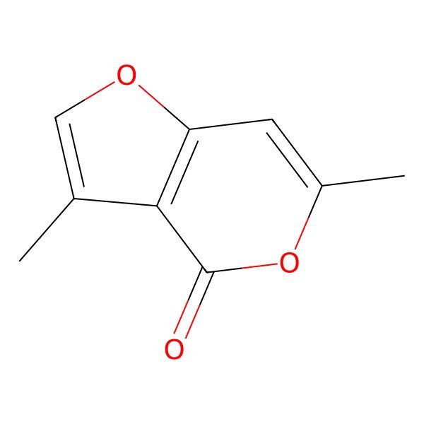 2D Structure of 3,6-Dimethyl-4H-furo[3,2-c]pyran-4-one