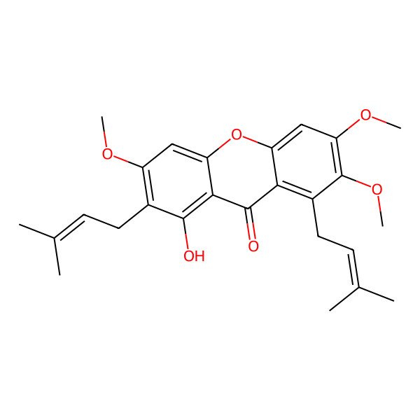 2D Structure of 3,6-Dimethylmangostin