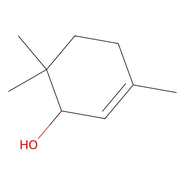 2D Structure of 3,6,6-Trimethyl-cyclohex-2-enol