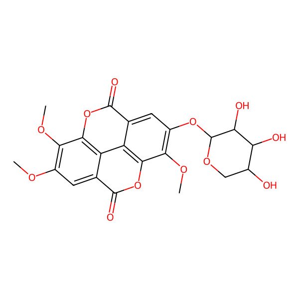 2D Structure of 3,7-Di-O-methylducheside A 2D Structure of 3,7-Di-O-methylducheside A